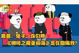 鹰酱：兔子，你们那《哪吒之魔童闹海》是在隐晦我？视频封面