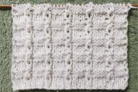 一款简单好织的棒针实地花样，特别适合给宝宝织小开衫或套头衫视频封面