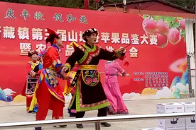 凤县凤飞羌舞演艺公司歌手小熊助兴唐藏苹果品鉴推介会演出随拍视频封面