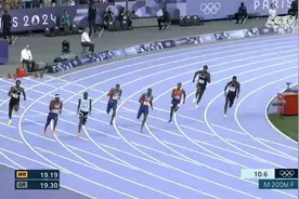 人种优势，基本无法超越。巴黎奥运会男子200米决赛-特博格夺冠视频封面