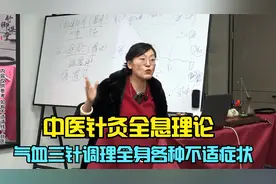 中医针灸全息理论，气血三针调理全身各种不适症状!
