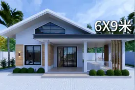 美丽小屋设计，6x9米，2间卧室