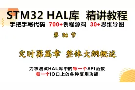 STM32 HAL精讲入门教程 定时器篇章 整体大纲概述视频封面