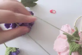 第六集 大花朵花托钩织教程视频封面