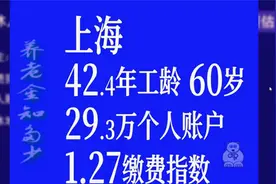 上海市工龄424年个人账户293万60岁退休养老金计算视频封面