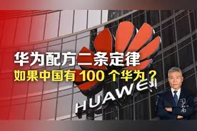 华为配方二条定律，如果中国有100个华为?视频封面