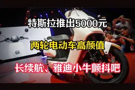 特斯拉推出5000元两轮电动车高颜值、长续航、雅迪小牛颤抖吧视频封面