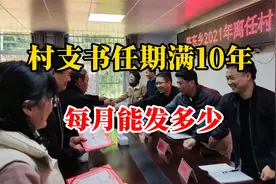 村干部离任补贴开始发放，村支书任期满10年，每月能发多少？视频封面
