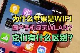 为什么苹果手机显示WIFI，而国产手机上是WLAN？别再搞混了视频封面