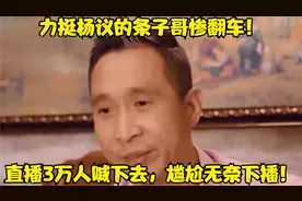 力挺杨议的条子哥惨翻车！直播3万人喊下去，尴尬无奈下播！