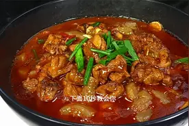揭秘饭店的四川魔芋烧鸭做法，大厨10秒教会你视频封面