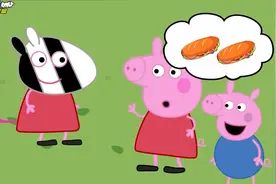 佩奇和乔治到处恶作剧，还吃霸王餐，这么做是不对滴哦！