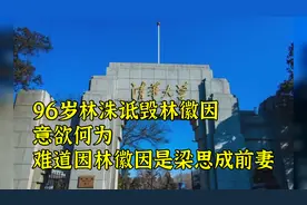 96岁林洙诋毁林徽因，意欲何为，难道因林徽因是梁思成前妻？视频封面