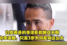 白发苍苍的李泽钜和桃花不断的李泽楷，只差3岁为何差别这么大视频封面