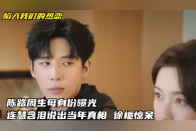 陷入：陈路周生母身份曝光，连慧含泪说出当年真相，徐栀惊呆