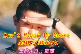 窦唯巅峰之作经典摇滚《Don't Break My Heart》，纯净、纯粹