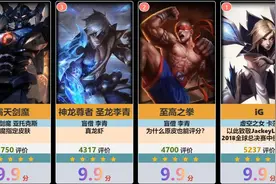 虎扑英雄联盟皮肤评分排行榜，虎扑锐评