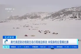 美代表团到访格陵兰岛行程被迫修改 未现身狗拉雪橇比赛视频封面