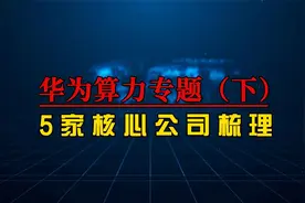 华为算力专题，5家核心公司梳理视频封面