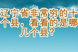 辽宁省非常穷的十个县，看看的是哪几个县？视频封面