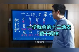 一学就会的十二地支藏干规律视频封面