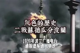 灰色的历史，二战苏德瓜分波兰，1939年波兰广播电台最后的公告视频封面