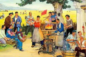 1974年怀旧年画：强大的动力；我和奶奶齐上场；军民喜看样板戏视频封面