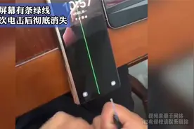 手机的屏幕有条绿线，经过几次电击后彻底消失视频封面