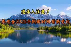 退休人注意了，养老金2025年到账时间有新变化视频封面