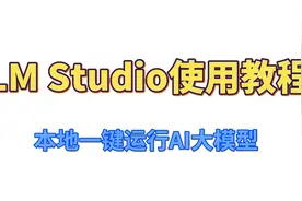 【LM Studio使用教程】本地一键运行各种AI大模型，免费无限制！