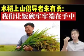 水稻上山发起者朱有勇：水稻上山很受农民欢迎，把饭碗牢牢端在手视频封面