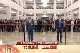 2025全国人大首场代表通道，雷军为第一位代表出场，接受媒体采访视频封面