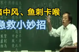 倪海厦：脑中风、鱼刺卡喉急救小妙招视频封面