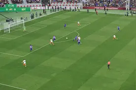 实况足球整活：天津津门虎vs山东泰山，克雷桑重炮世界波破门！