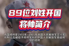 89位刘姓开国将帅简介视频封面
