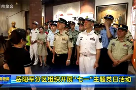 岳阳军分区组织开展“七一”主题党日活动视频封面