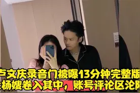 卢文庆录音门被曝13分钟完整版，大杨嫂卷入其中，账号评论区沦陷视频封面