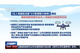 警方发布无人机“黑飞”案例 我国规定的无人机禁飞区域有哪些？视频封面