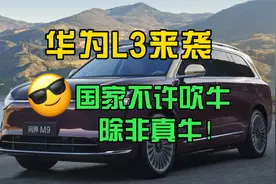 华为L3智驾：国家不允许吹牛，但允许真牛！视频封面