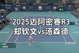 【自制集锦】2025迈阿密赛R3：郑钦文vs汤森德视频封面