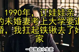 1990年，订娃娃亲的未婚妻考上大学要退婚，我扛起铁锹去了她家视频封面
