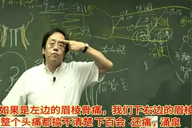 倪师针灸713眉棱骨痛下对侧的眉棱点（阴陵泉下一寸）和头痛治证视频封面