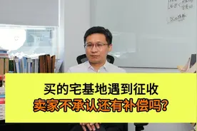 买的宅基地遇到征收，卖家不承认还有补偿吗？视频封面