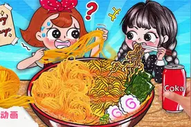 定格动画：小美和朵朵的真假食物挑战，谁能准确猜出正确的食物呢视频封面