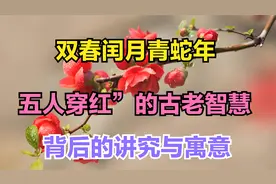 双春闰月青蛇年，五人穿红”的古老智慧：背后的讲究与寓意
