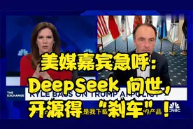 美媒嘉宾急呼：DeepSeek 问世，开源得 “刹车”视频封面