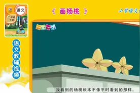 《画杨桃》二年级下册小学语文课文动画，提升孩子学习兴趣！视频封面