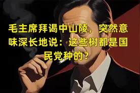 毛主席拜谒中山陵，突然意味深长地说：这些树都是国民党种的？视频封面