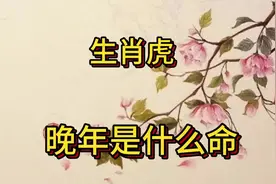 生肖虎晚年是什么命，一月虎一穷二白的命,十月虎挥金如土的命视频封面