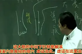 倪师针灸564解溪穴足阳明胃经的母穴（虚证治此）视频封面